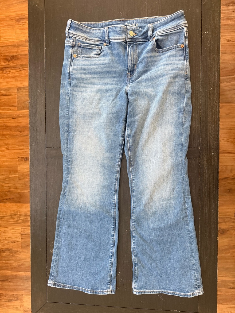 American Eagle Outfitters Light Blue Flare Jeans